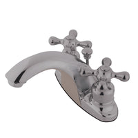 Thumbnail for Kingston Brass GKB7648AX 4 in. Centerset Bathroom Faucet, Brushed Nickel - BNGBath