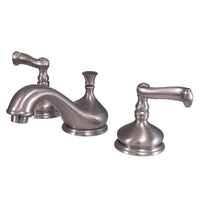 Thumbnail for Kingston Brass KS1168FL 8 in. Widespread Bathroom Faucet, Brushed Nickel - BNGBath