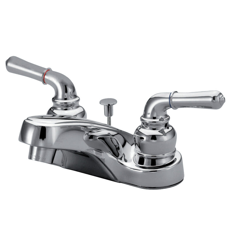 Kingston Brass KB251 4 in. Centerset Bathroom Faucet, Polished Chrome - BNGBath