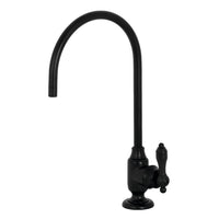 Thumbnail for Kingston Brass KS5190TAL Tudor Single-Handle Water Filtration Faucet, Matte Black - BNGBath
