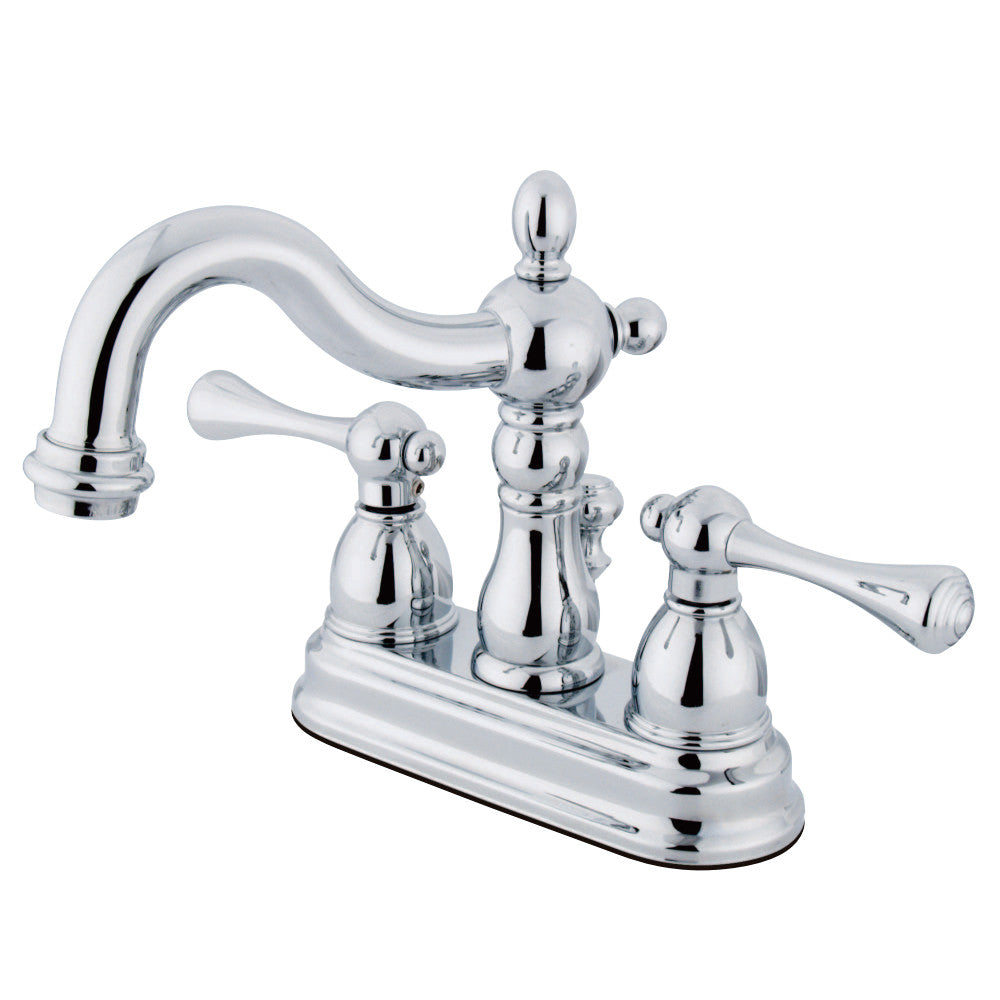 Kingston Brass KS1601BL 4 in. Centerset Bathroom Faucet, Polished Chrome - BNGBath