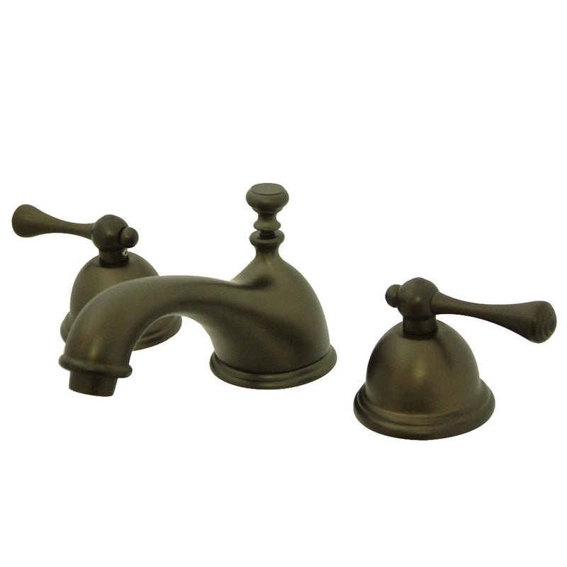Kingston Brass KS3965BL 8 in. Widespread Bathroom Faucet, Oil Rubbed Bronze - BNGBath