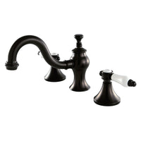 Thumbnail for Kingston Brass KC7165BPL 8 in. Widespread Bathroom Faucet, Oil Rubbed Bronze - BNGBath