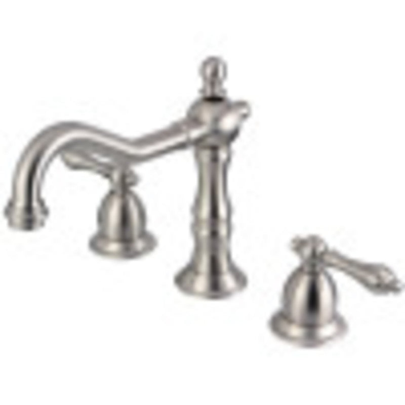 Kingston Brass CC51L8 8 to 16 in. Widespread Bathroom Faucet, Brushed Nickel - BNGBath