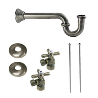 Thumbnail for Kingston Brass KPK103P Trimscape Plumbing Supply Kit Combo, Antique Brass - BNGBath