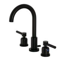 Thumbnail for Fauceture FSC8920DL Concord Widespread Bathroom Faucet, Matte Black - BNGBath