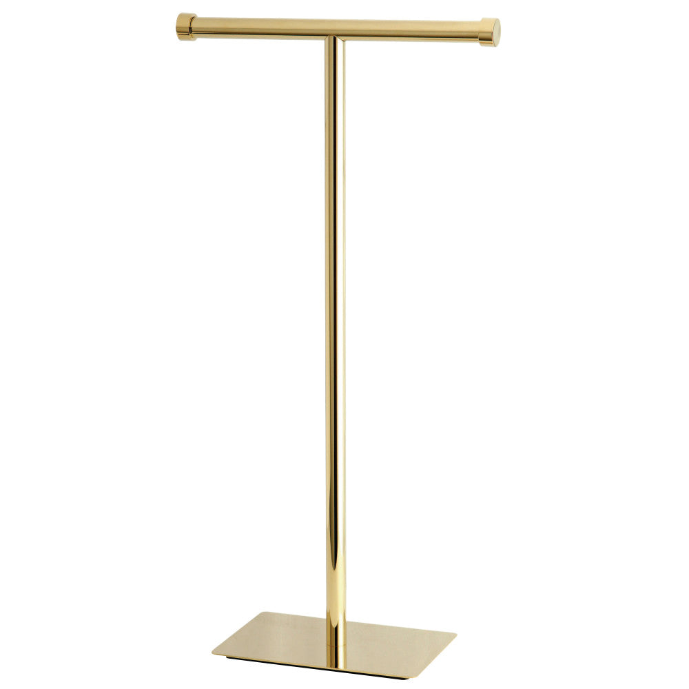 Kingston Brass CC8102 Claremont Freestanding Toilet Paper Stand, Polished Brass - BNGBath