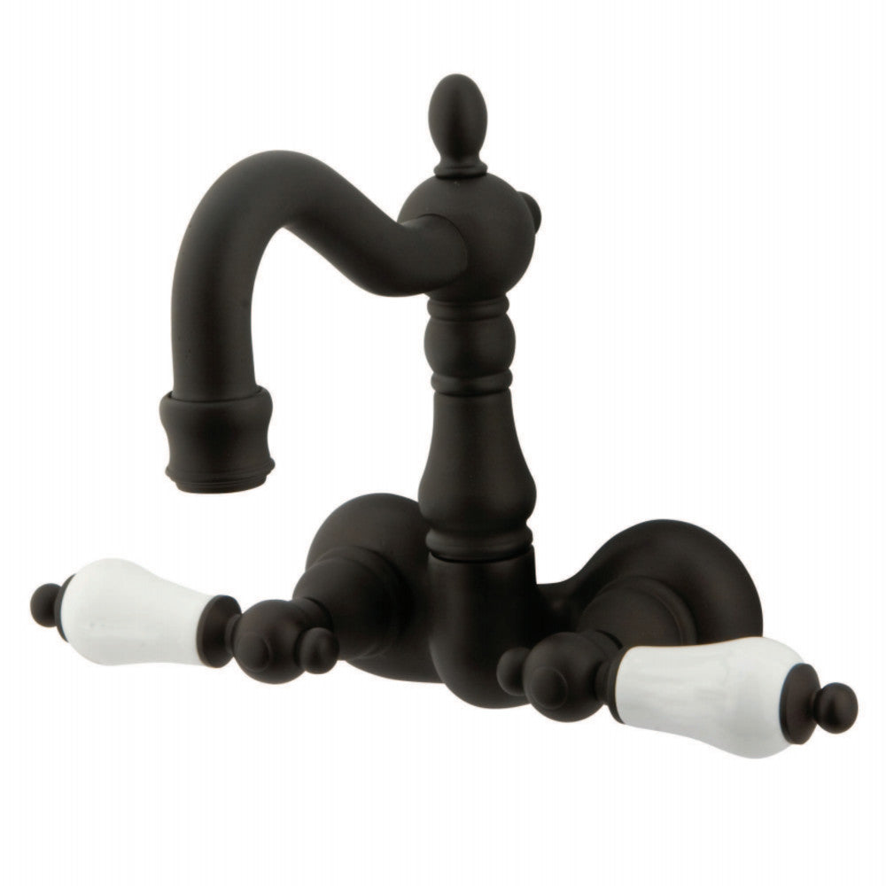 Kingston Brass CC1075T5 Vintage 3-3/8-Inch Wall Mount Tub Faucet, Oil Rubbed Bronze - BNGBath
