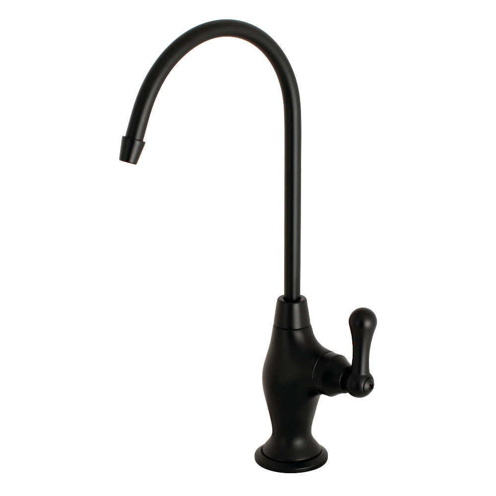 Kingston Brass KS3190AL Restoration Single Handle Water Filtration Faucet, Matte Black - BNGBath