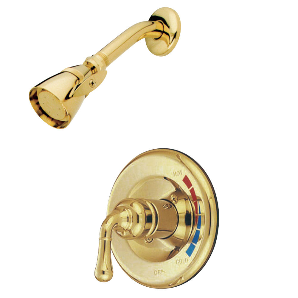 Kingston Brass GKB632TSO Water Saving Magellan Shower Faucet Trim Only, Polished Brass - BNGBath