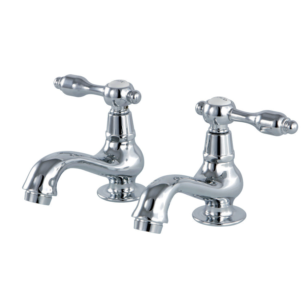 Kingston Brass KS1101TAL Basin Tap Faucet with Lever Handle, Polished Chrome - BNGBath