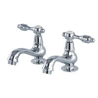 Thumbnail for Kingston Brass KS1101TAL Basin Tap Faucet with Lever Handle, Polished Chrome - BNGBath