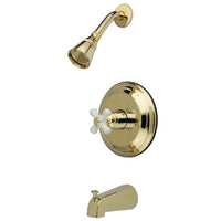 Thumbnail for Kingston Brass KB3632PXT Tub and Shower Trim Only, Polished Brass - BNGBath