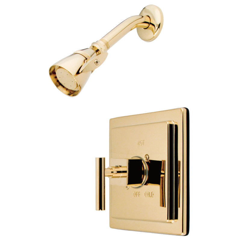 Kingston Brass KB8652CQLSO Shower Only, Polished Brass - BNGBath