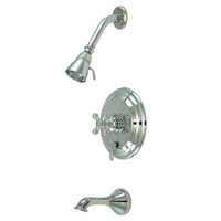 Thumbnail for Kingston Brass KB36310AX Restoration Tub & Shower Faucet, Polished Chrome - BNGBath