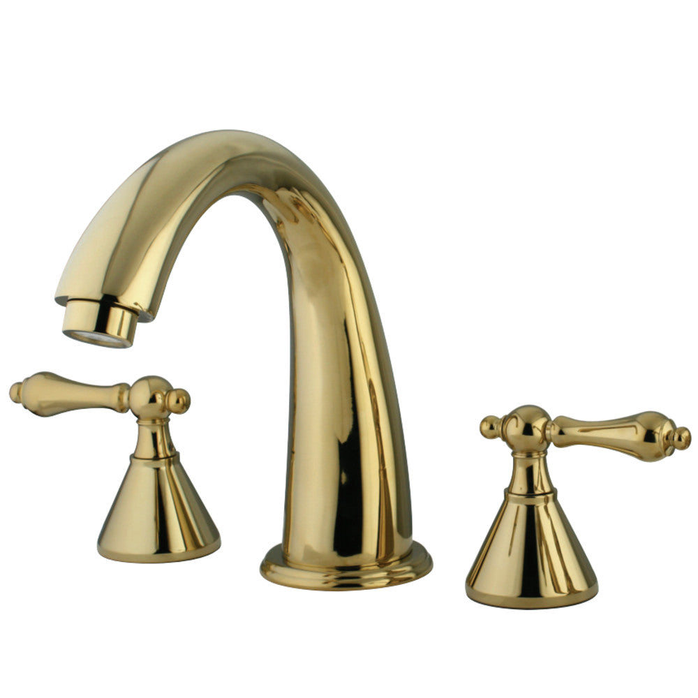 Kingston Brass KS2362AL Naples Roman Tub Faucet, Polished Brass - BNGBath