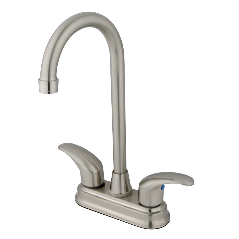 Kingston Brass GKB6498LL Water Saving Legacy Bar Faucet, Brushed Nickel - BNGBath