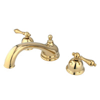 Thumbnail for Kingston Brass KS3352AL Vintage Roman Tub Faucet, Polished Brass - BNGBath