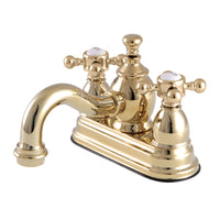 Thumbnail for Kingston Brass KS7102BX 4 in. Centerset Bathroom Faucet, Polished Brass - BNGBath