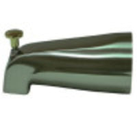 Thumbnail for Kingston Brass K188A9 5-1/4 Inch Zinc Tub Spout with Diverter, Brushed Nickel/Polished Brass - BNGBath