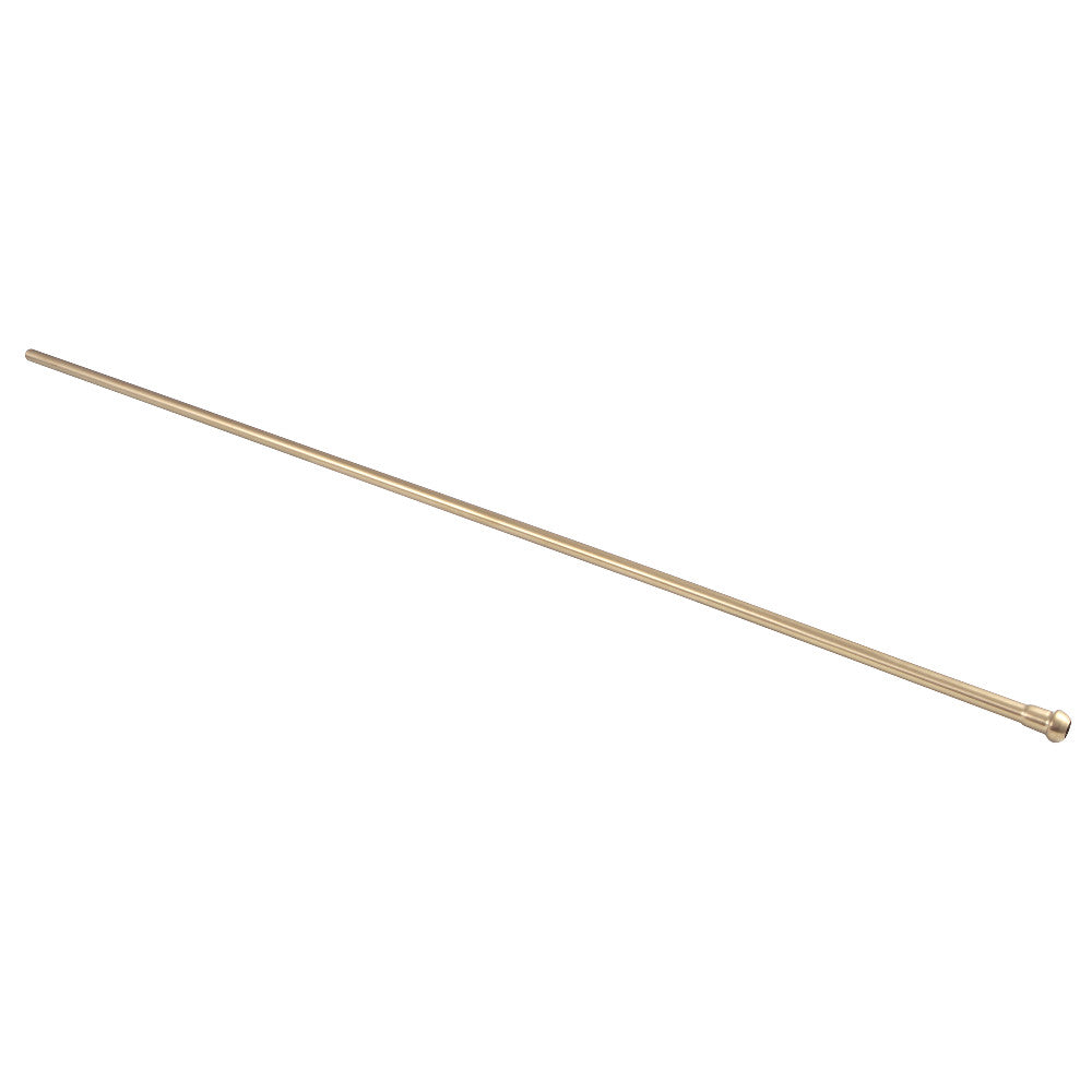 Kingston Brass CB38307 Complement 30 in. Bullnose Bathroom Supply Line, Brushed Brass - BNGBath