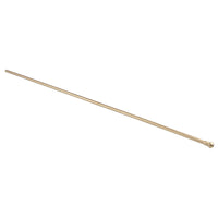 Thumbnail for Kingston Brass CB38307 Complement 30 in. Bullnose Bathroom Supply Line, Brushed Brass - BNGBath