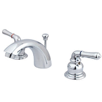 Thumbnail for Kingston Brass GKB951 Mini-Widespread Bathroom Faucet, Polished Chrome - BNGBath