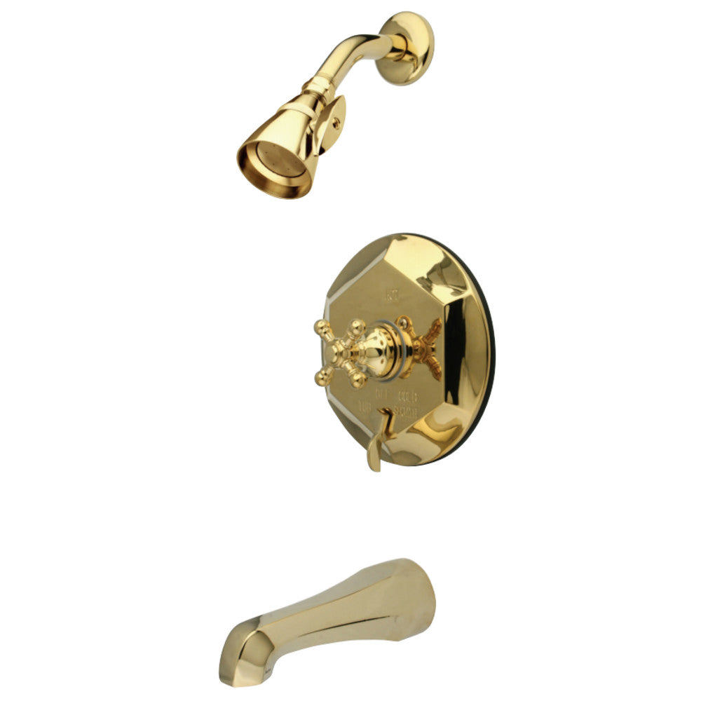 Kingston Brass KB46320BX English Vintage Tub with Shower Faucet, Polished Brass - BNGBath