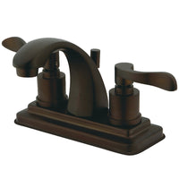 Thumbnail for Kingston Brass KS4645DFL 4 in. Centerset Bathroom Faucet, Oil Rubbed Bronze - BNGBath