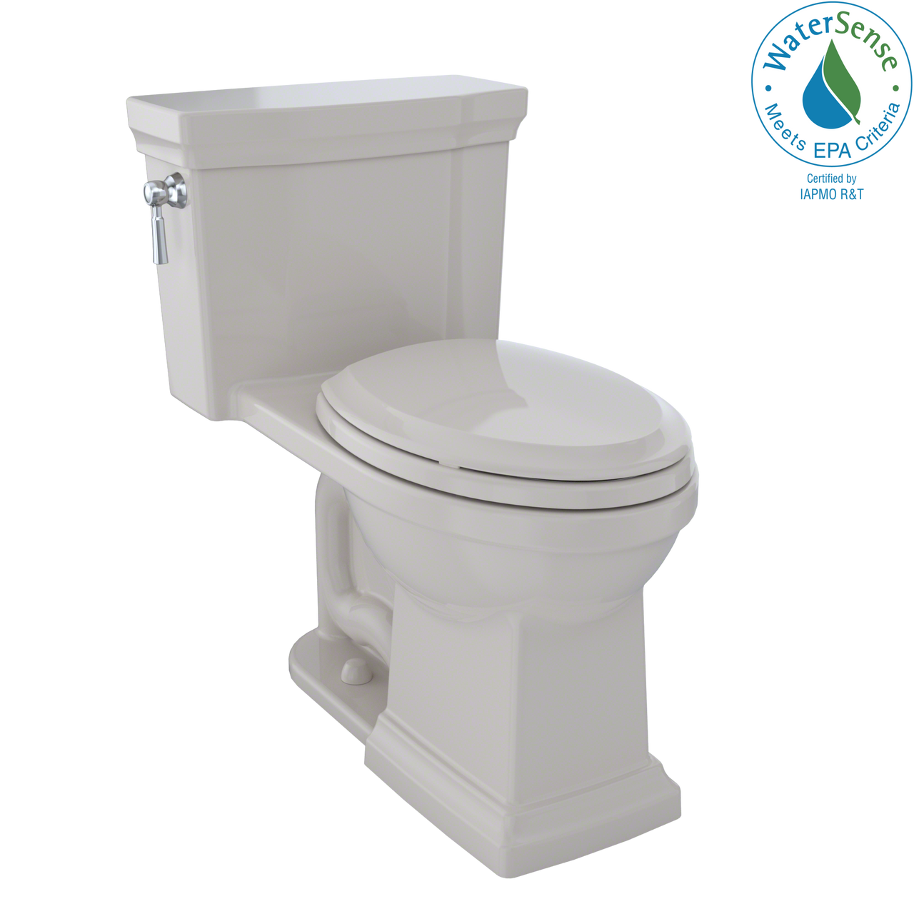 TOTO Promenade II 1G One-Piece Elongated 1.0 GPF Universal Height Toilet with CeFiONtect,  - MS814224CUFG#12 - BNGBath