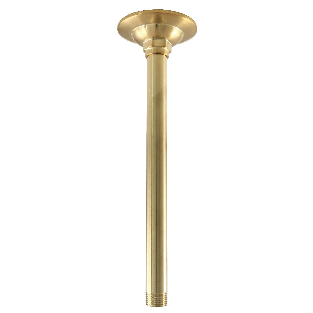 Kingston Brass K210A7 Showerscape 10" Rain Drop Ceiling Mount Shower Arm, Brushed Brass - BNGBath