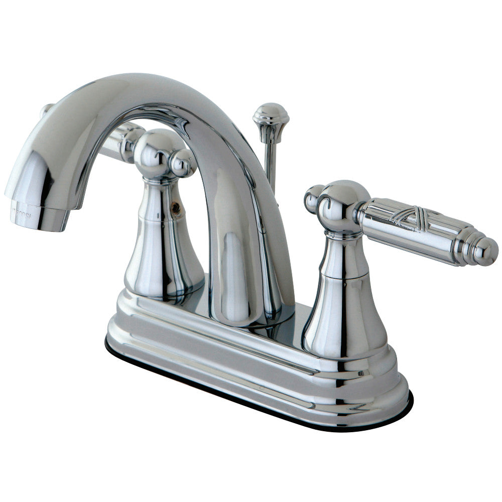 Kingston Brass KS7611GL 4 in. Centerset Bathroom Faucet, Polished Chrome - BNGBath