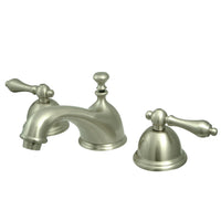 Thumbnail for Kingston Brass KS3968AL 8 in. Widespread Bathroom Faucet, Brushed Nickel - BNGBath