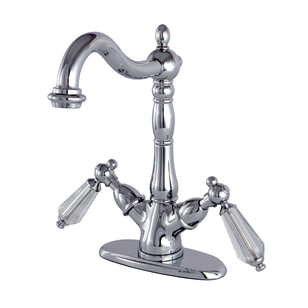 Kingston Brass KS1491WLL Vessel Sink Faucet, Polished Chrome - BNGBath