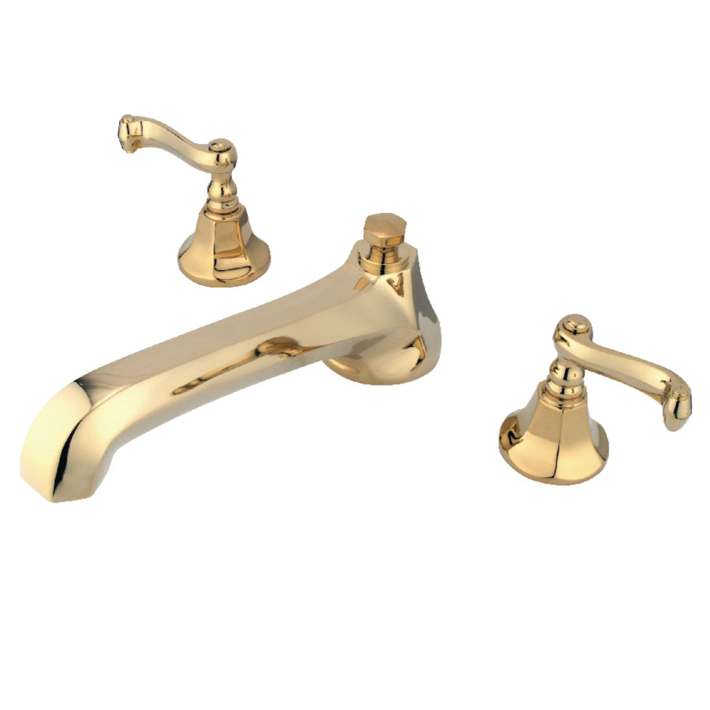 Kingston Brass KS4302FL Roman Tub Faucet, Polished Brass - BNGBath