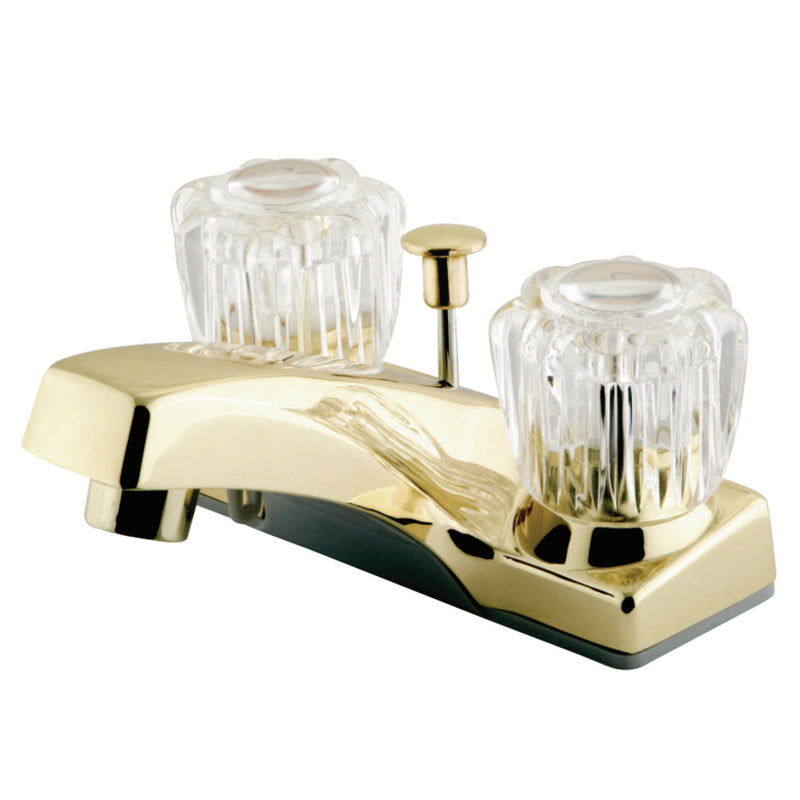 Kingston Brass KB102 4 in. Centerset Bathroom Faucet, Polished Brass - BNGBath
