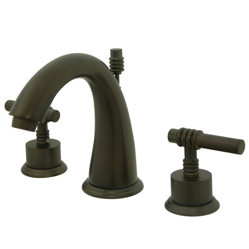 Kingston Brass KS2965ML 8 in. Widespread Bathroom Faucet, Oil Rubbed Bronze - BNGBath