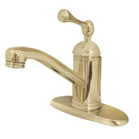 Thumbnail for Kingston Brass KS3402BL Single-Handle Bathroom Faucet, Polished Brass - BNGBath