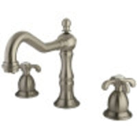 Thumbnail for Kingston Brass KS1978TX 8 in. Widespread Bathroom Faucet, Brushed Nickel - BNGBath