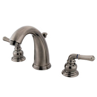 Thumbnail for Kingston Brass GKB983 Widespread Bathroom Faucet, Black Stainless - BNGBath