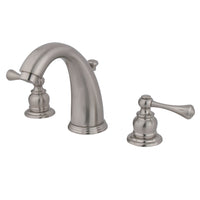 Thumbnail for Kingston Brass GKB988BL Widespread Bathroom Faucet, Brushed Nickel - BNGBath