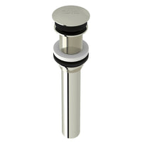 Thumbnail for ROHL Non-Slotted Touch Seal Dome Drain with 6 Inch Tailpiece - BNGBath
