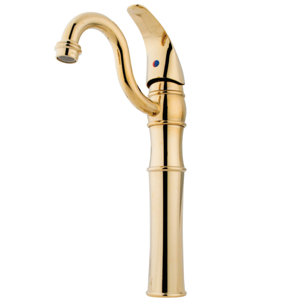 Kingston Brass KB3422LL Vessel Sink Faucet, Polished Brass - BNGBath