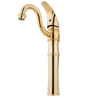 Thumbnail for Kingston Brass KB3422LL Vessel Sink Faucet, Polished Brass - BNGBath