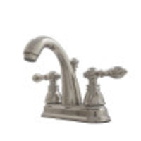 Thumbnail for Fauceture FSY5619ACL American Classic 4 in. Centerset Bathroom Faucet with Plastic Pop-Up, Polished Nickel - BNGBath