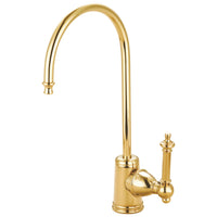 Thumbnail for Kingston Brass KS7192TL Templeton Single Handle Water Filtration Faucet, Polished Brass - BNGBath