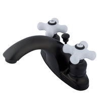 Thumbnail for Kingston Brass KB7645PX 4 in. Centerset Bathroom Faucet, Oil Rubbed Bronze - BNGBath