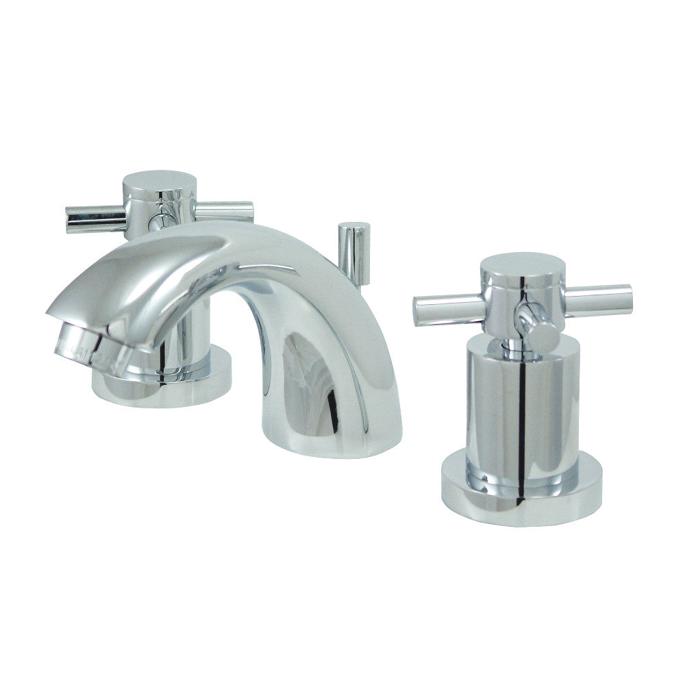 Kingston Brass KS2951DX Mini-Widespread Bathroom Faucet, Polished Chrome - BNGBath