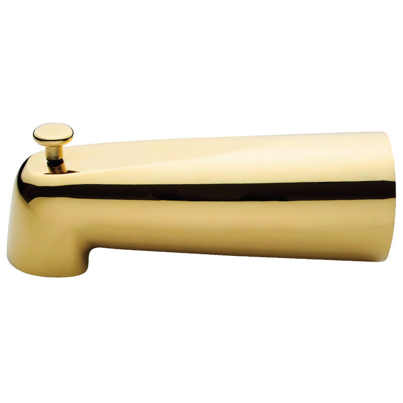 Kingston Brass K1089A2 7-Inch Diverter Tub Spout, Polished Brass - BNGBath