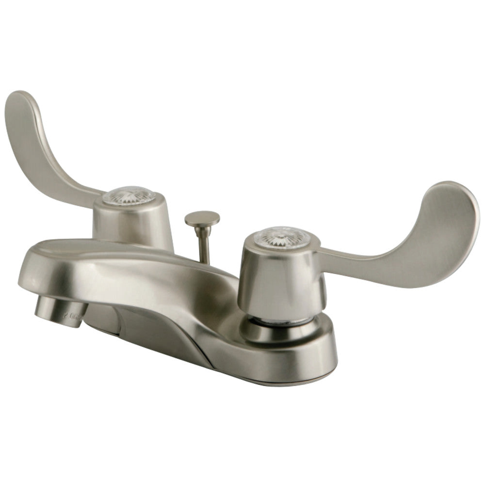 Kingston Brass KB188B 4 in. Centerset Bathroom Faucet, Brushed Nickel - BNGBath